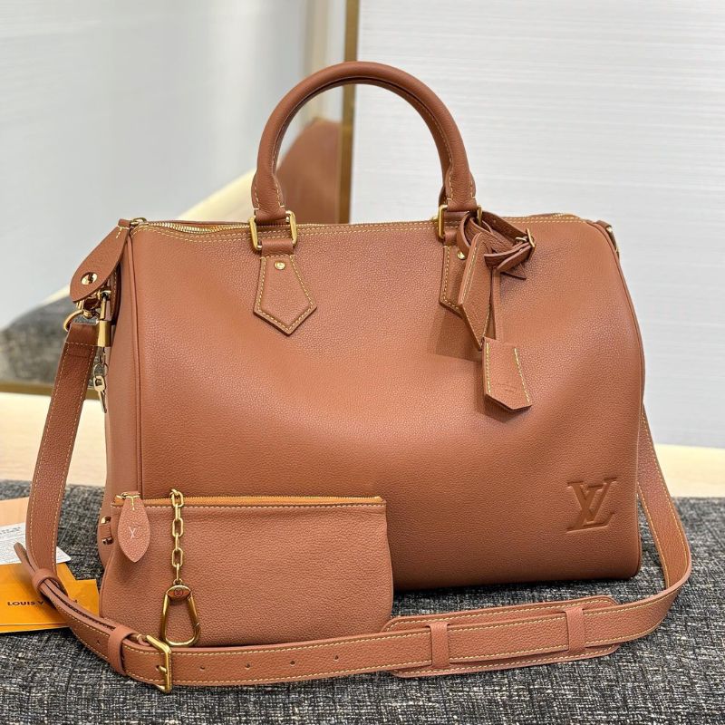 LV Speedy P9 Bandouliere 40 Monogram Leather Bag