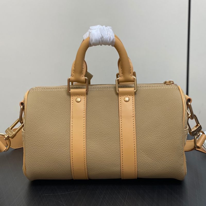 Louis Vuitton Beige Keepall Bandouliere 25 Bag
