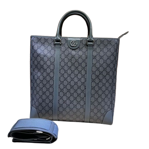 Gucci GG Supreme Grey Tender Canvas Bag