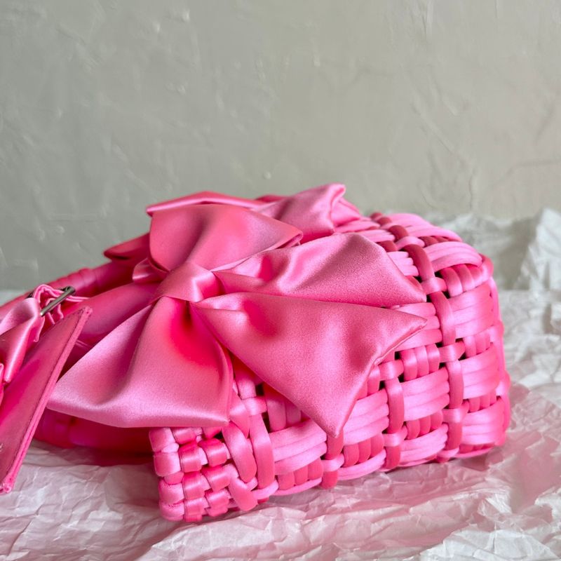 Balenciaga Women's Bistro XS Handbag Fluorescent Powder Bag