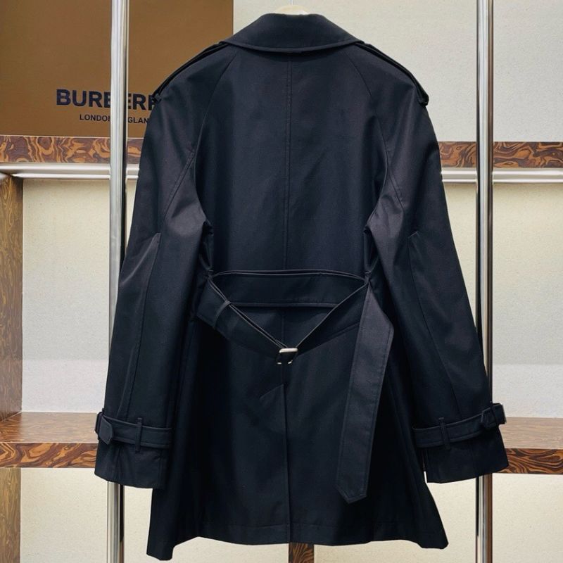 Burberry Throat Lock Cotton Gabardine Trench Coat