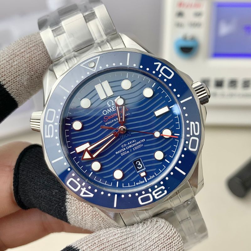 Omega Haima Blue Plate Watch