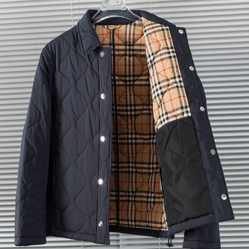 Burberry FW Wave-Quilted Lightweight Shirt Jacket