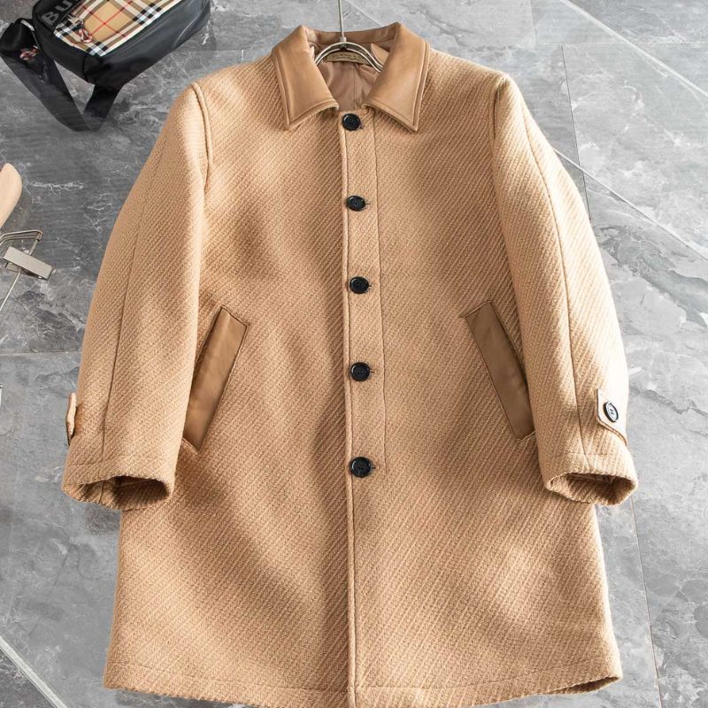 Burberry FW Men's Cashmere Wool Blend Coat