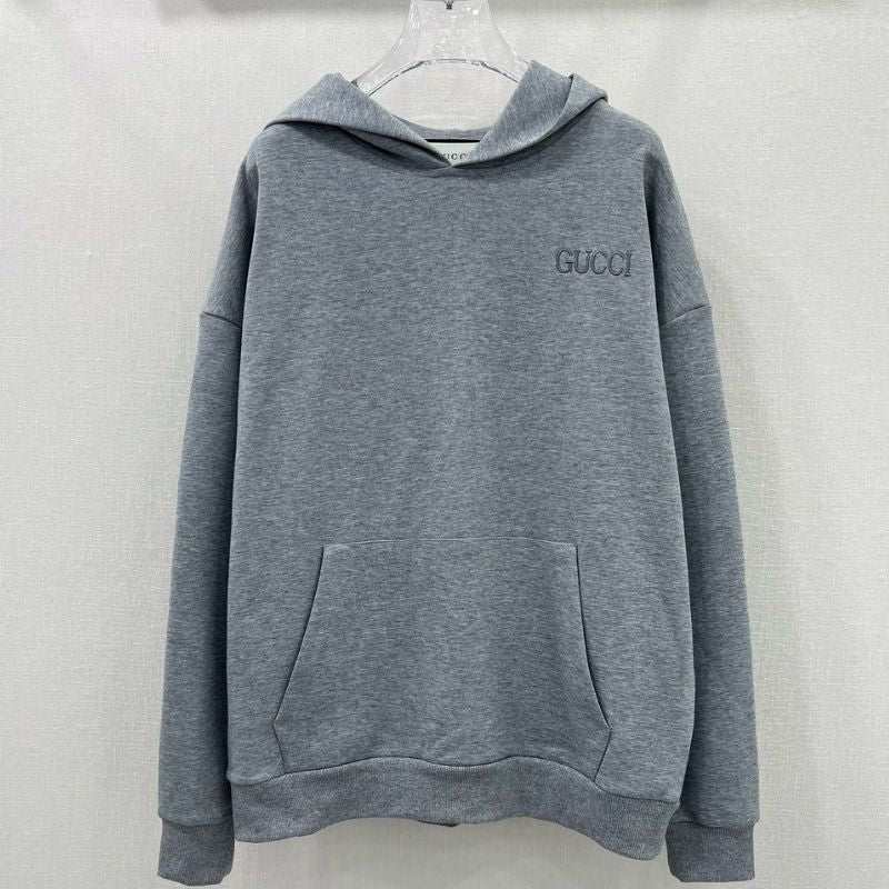 Gucci Solid Color Hooded Sweatshirt
