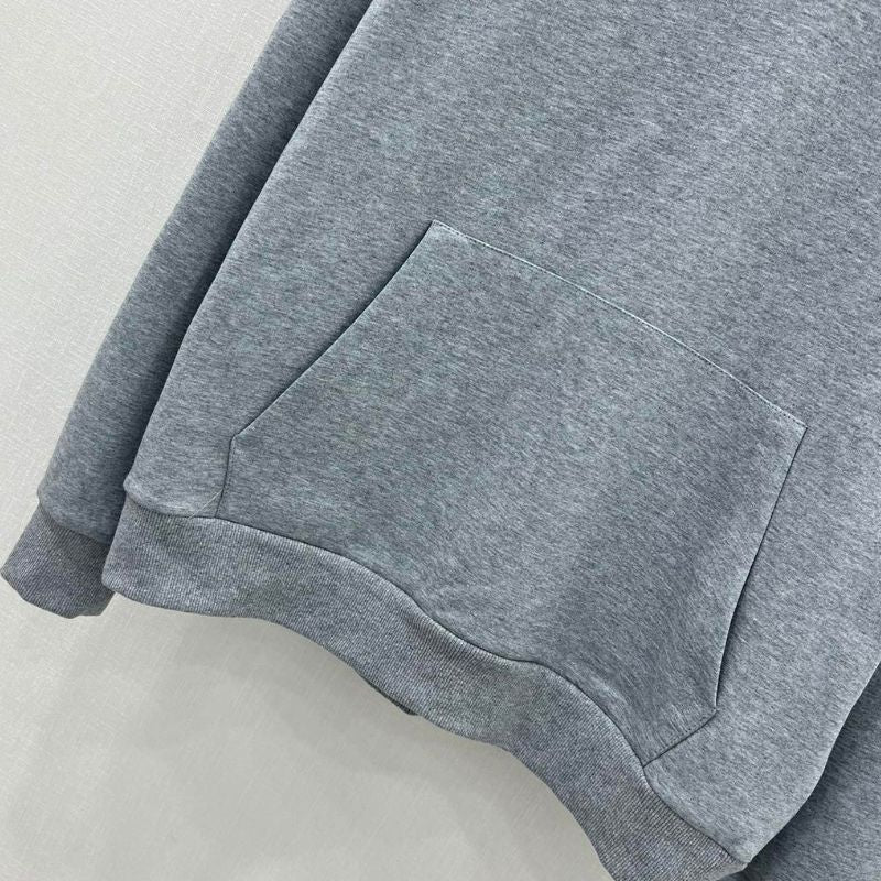 Gucci Solid Color Hooded Sweatshirt