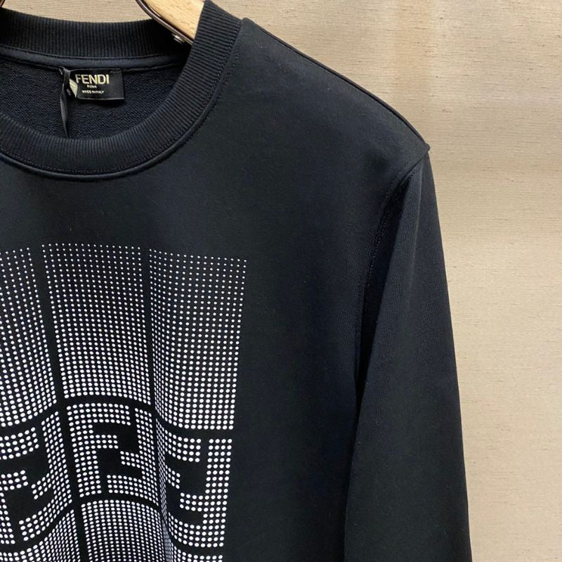 Fendi Men's FF Polka Dot Print Sweatshirt