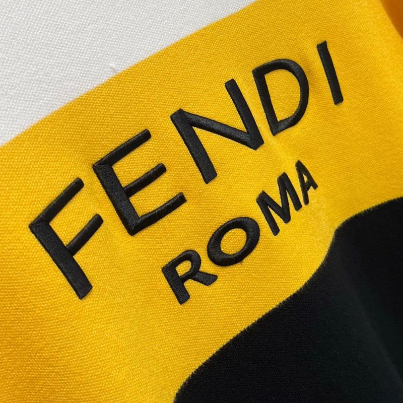 Fendi Triple Jacquard Round Neck Sweater