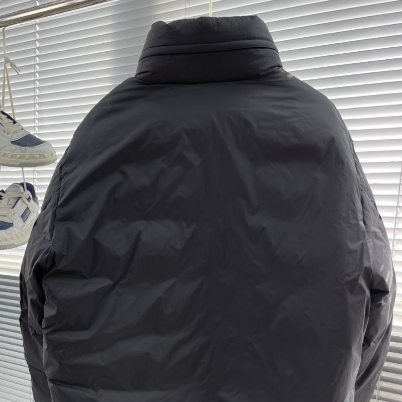 Fendi-Inspired Double-Sided Hooded Goose Down Jacket