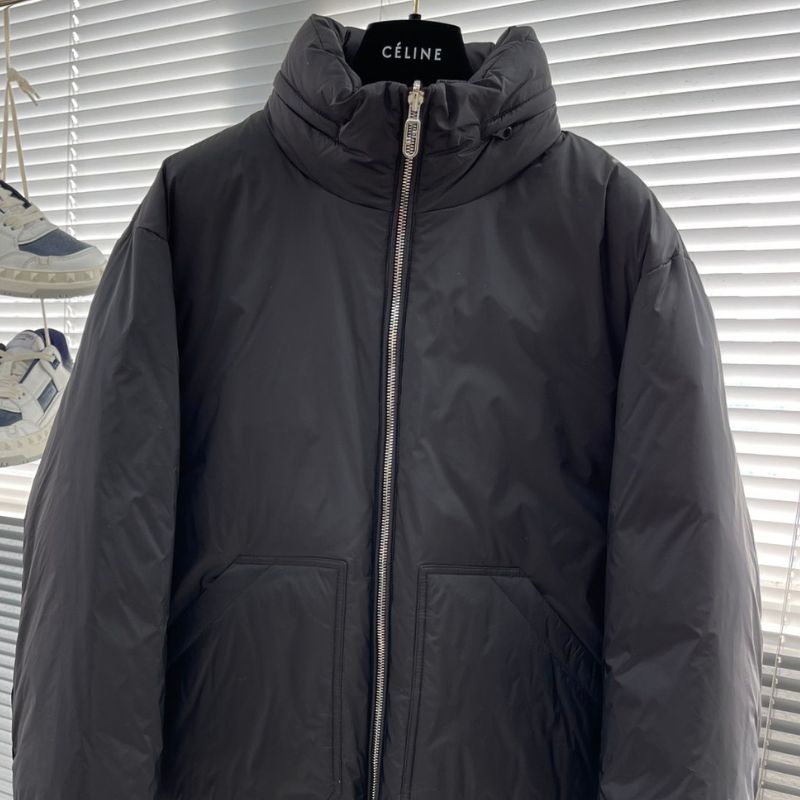 Fendi-Inspired Double-Sided Hooded Goose Down Jacket