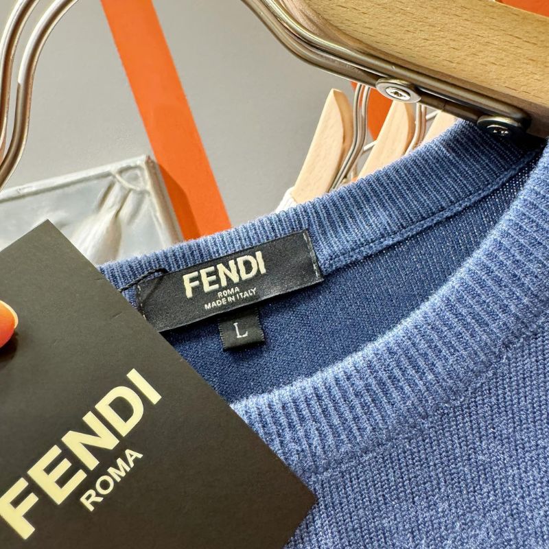 Fendi Inspired Wool Pullover Sweater