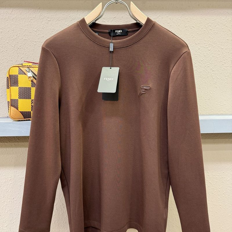 Fendi Luxe Essentials Long-Sleeve Tee