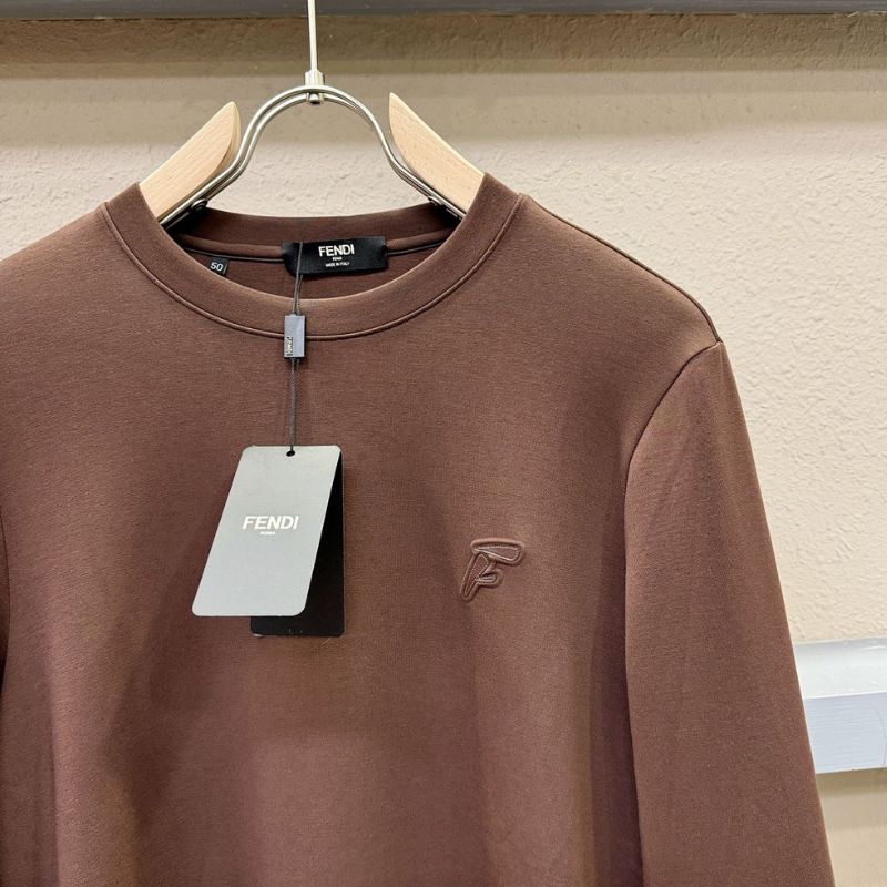 Fendi Luxe Essentials Long-Sleeve Tee
