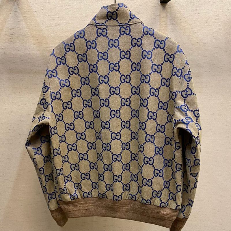 Gucci GG Canvas Jacquard Zipper Jacket