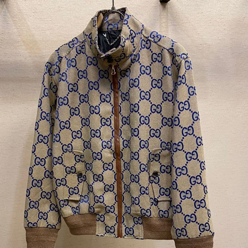 Gucci GG Canvas Jacquard Zipper Jacket
