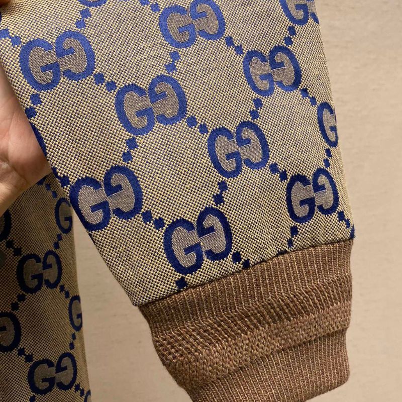 Gucci GG Canvas Jacquard Zipper Jacket