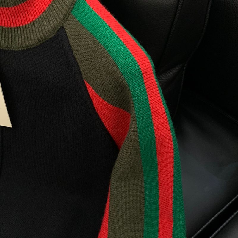 Gucci Inspired Casual Cardigan Sweater