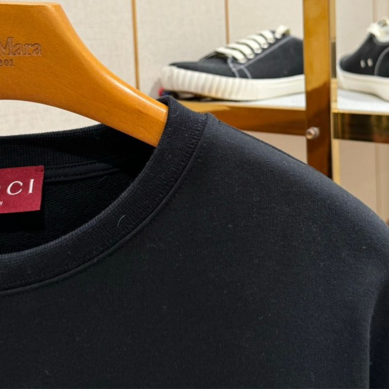 Gucci Double G Letter Print Round Neck Sweatshirt