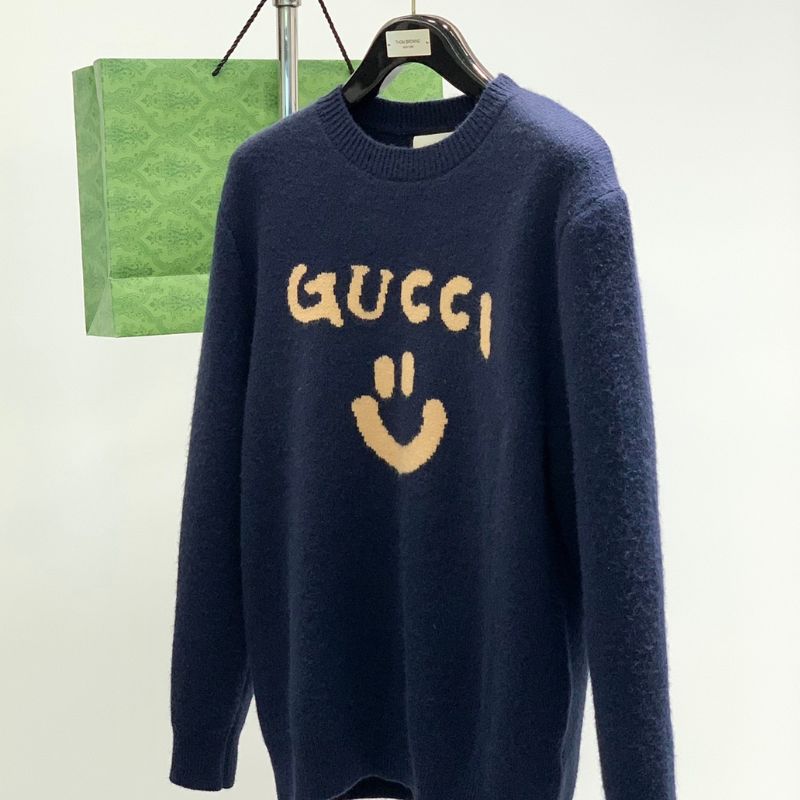 Gucci Casual Round Neck Knitted Sweater