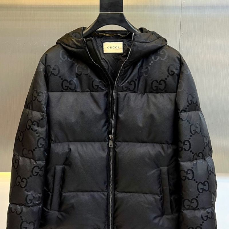Gucci 24FW Double G Logo Hooded Down Jacket