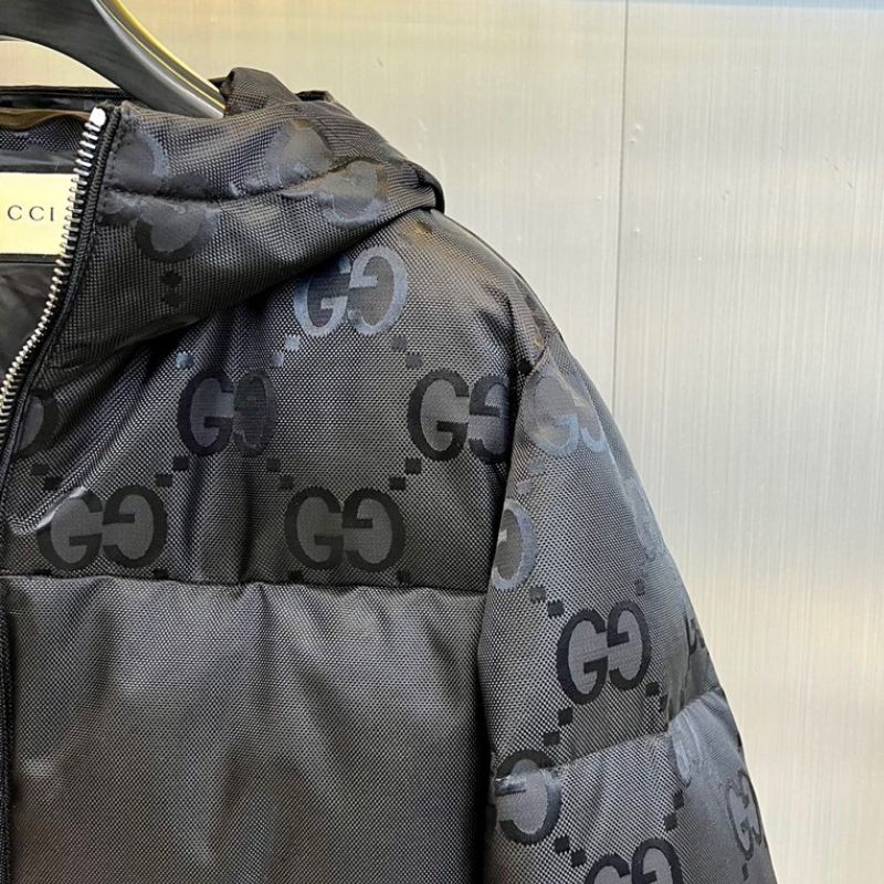 Gucci 24FW Double G Logo Hooded Down Jacket