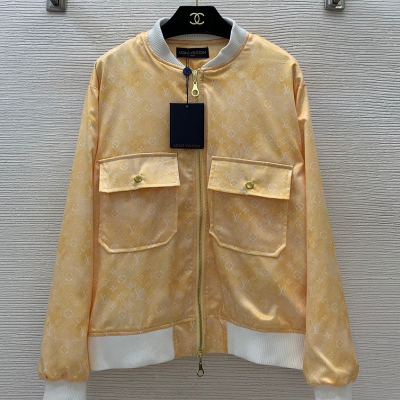 LV Monogram Stand Collar Baseball Jacket