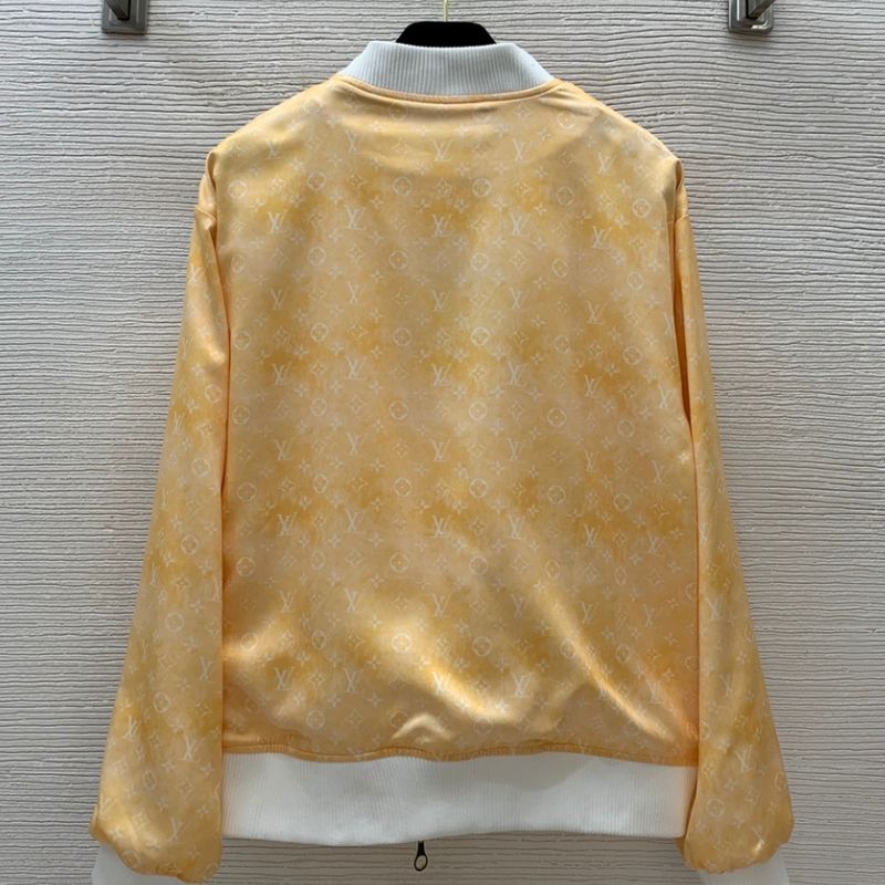 LV Monogram Stand Collar Baseball Jacket