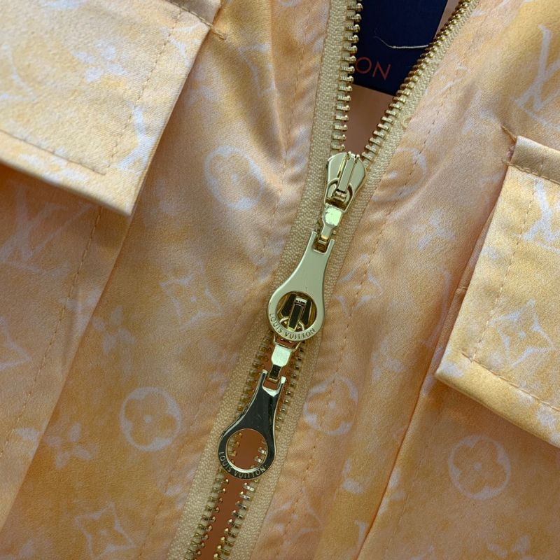 LV Monogram Stand Collar Baseball Jacket
