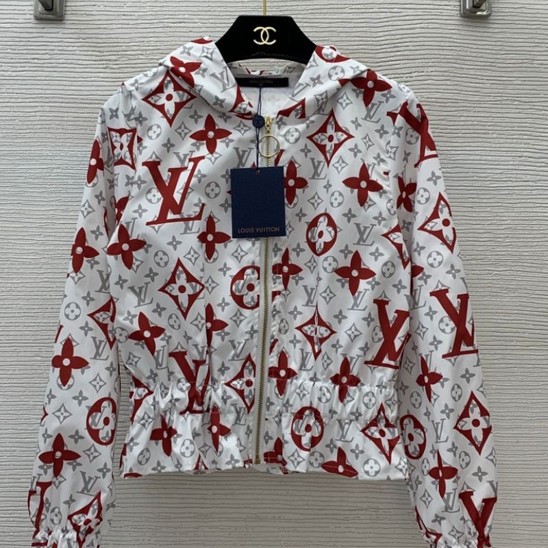 LV Monogram Hooded Zipper Jacket
