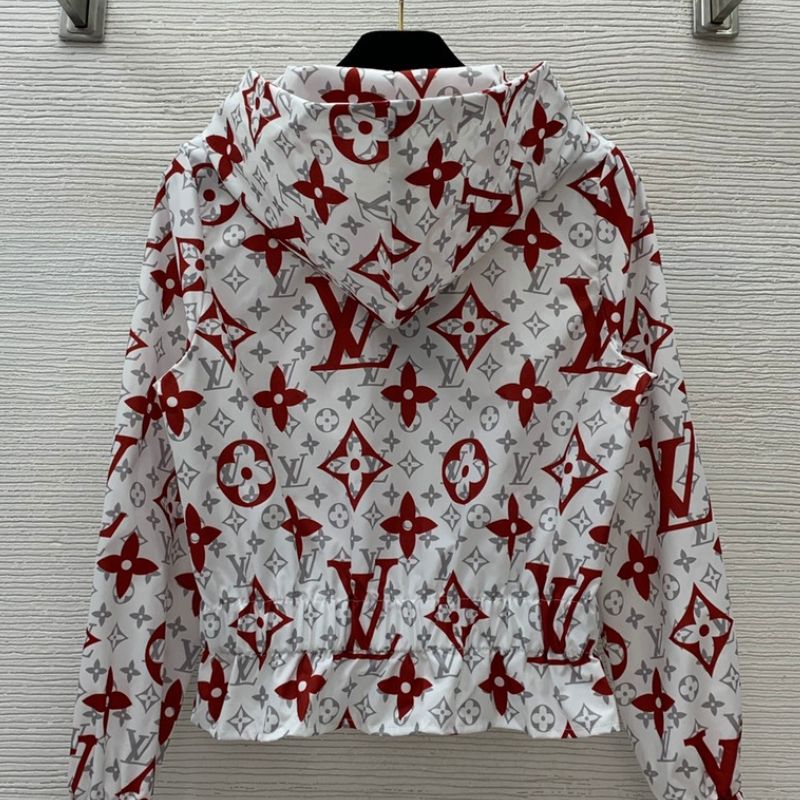 LV Monogram Hooded Zipper Jacket