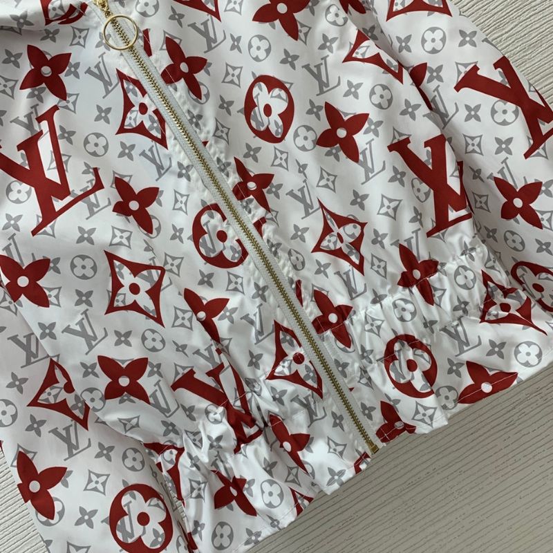 LV Monogram Hooded Zipper Jacket