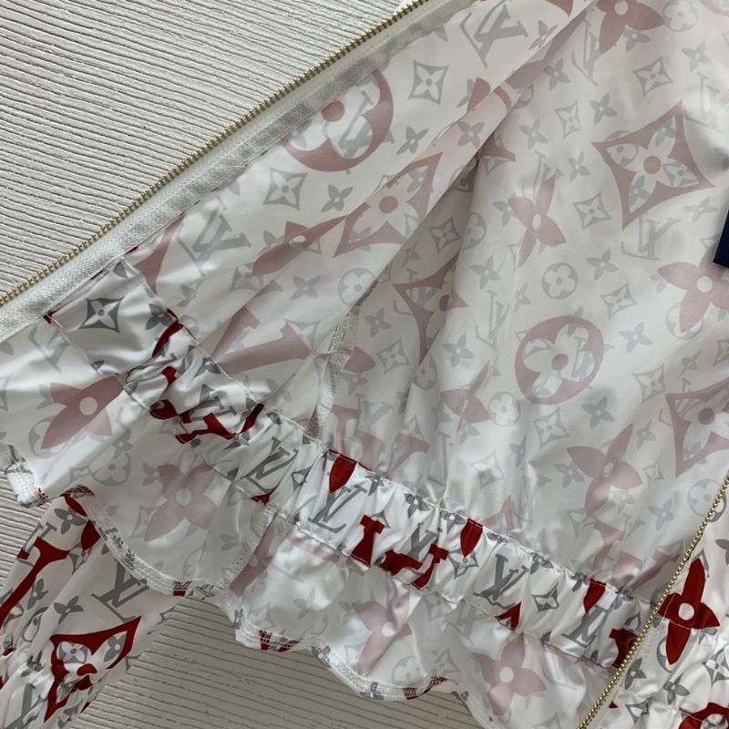LV Monogram Hooded Zipper Jacket