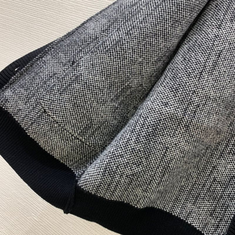 LV Monogram V-Neck Knitted Cardigan Jacket