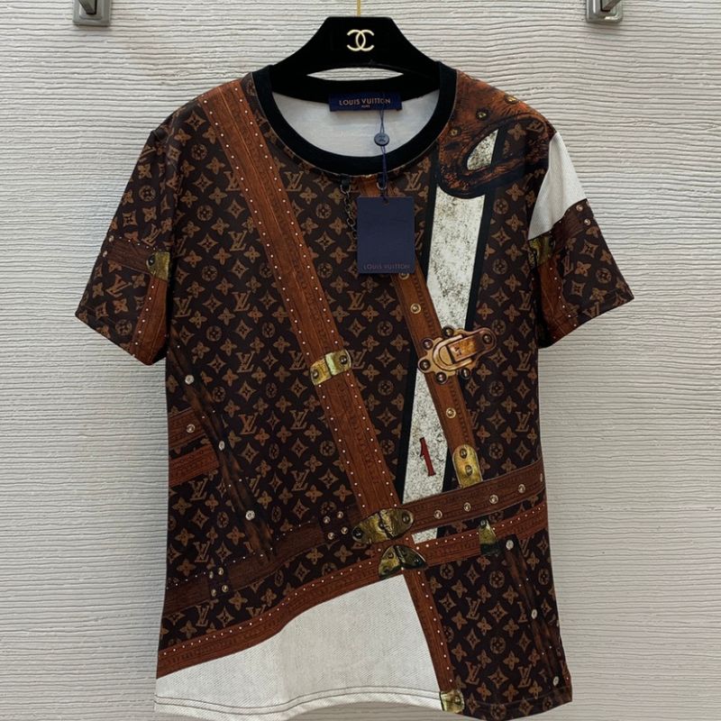 LV Retro Chain Detail Monogram Shirt
