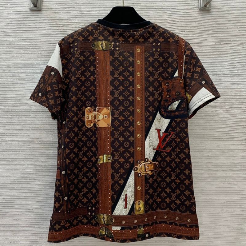 LV Retro Chain Detail Monogram Shirt