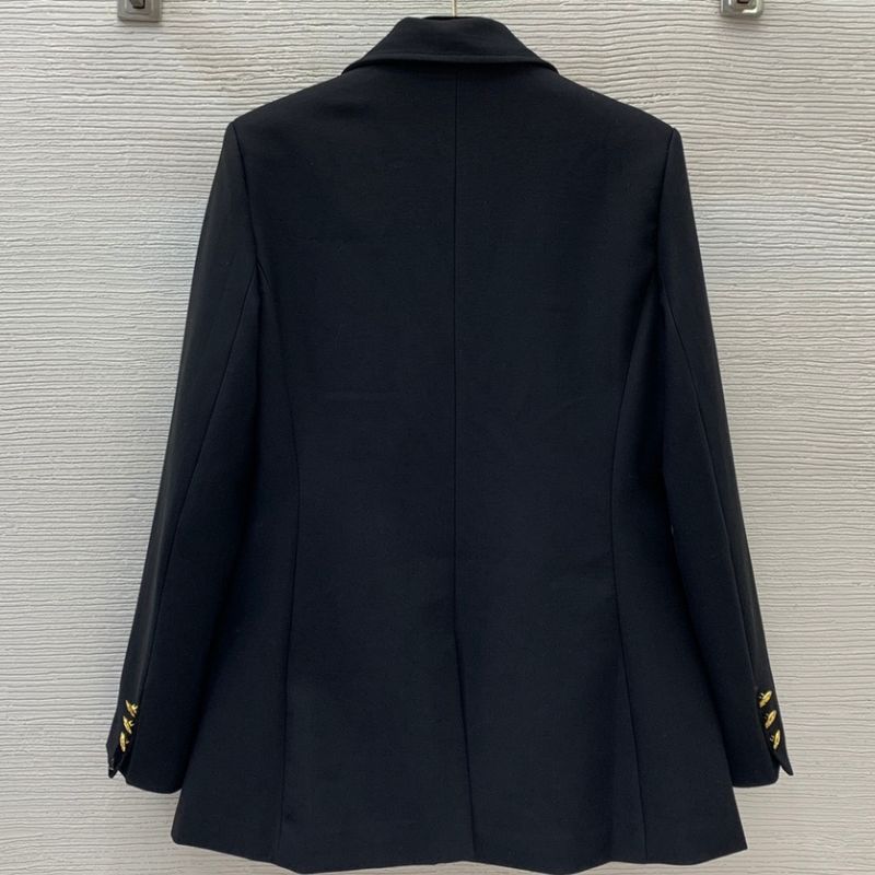 LV Custom Logo Two-Button Slim Fit Suit Jacket