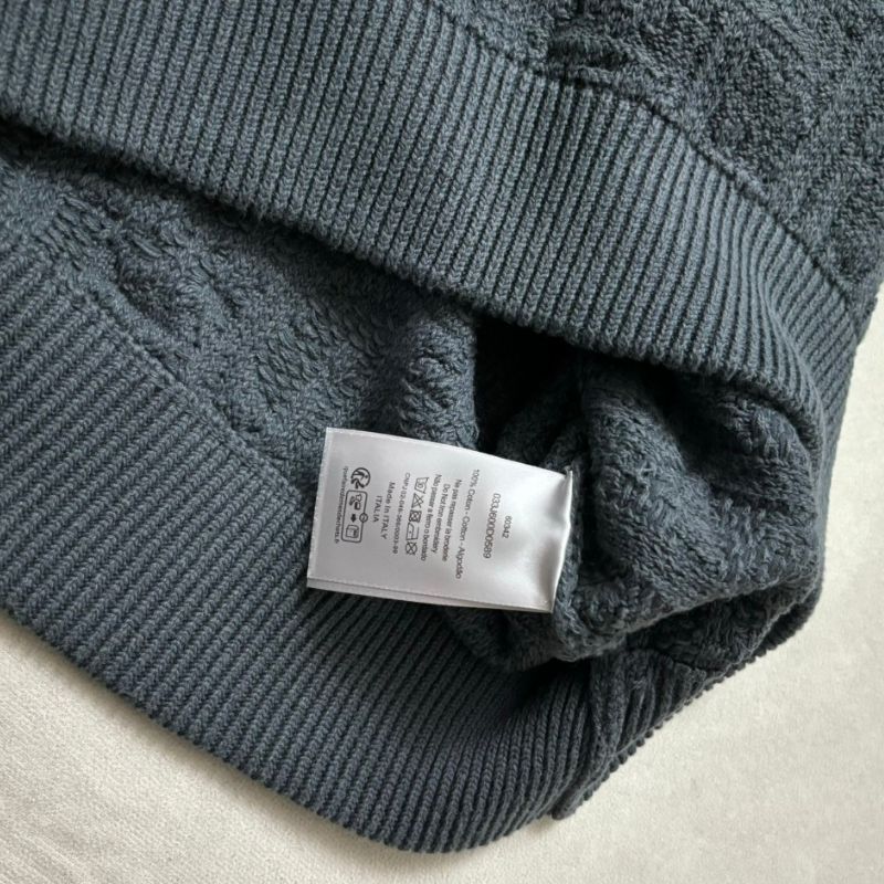 Dior Dark Pattern Knitted Sweater