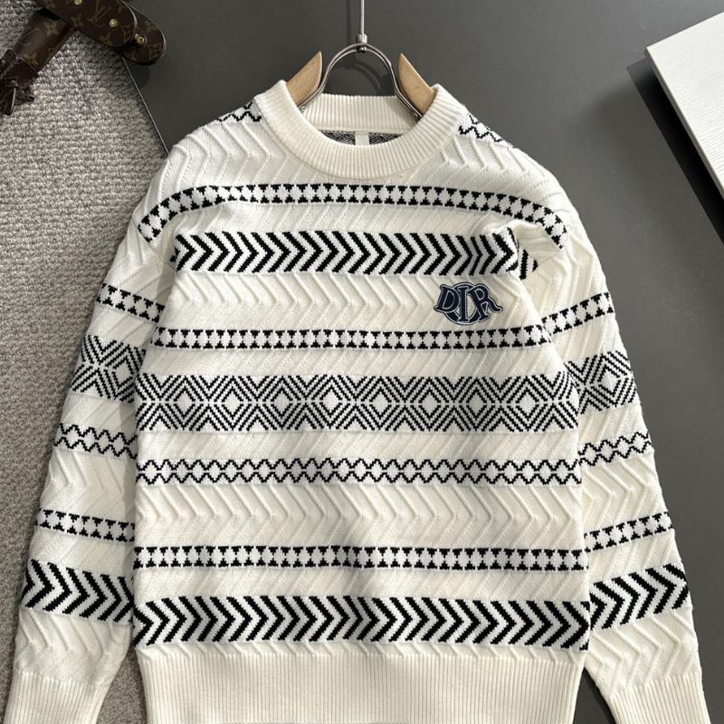 Dior Wool Blend Round-Neck Sweater