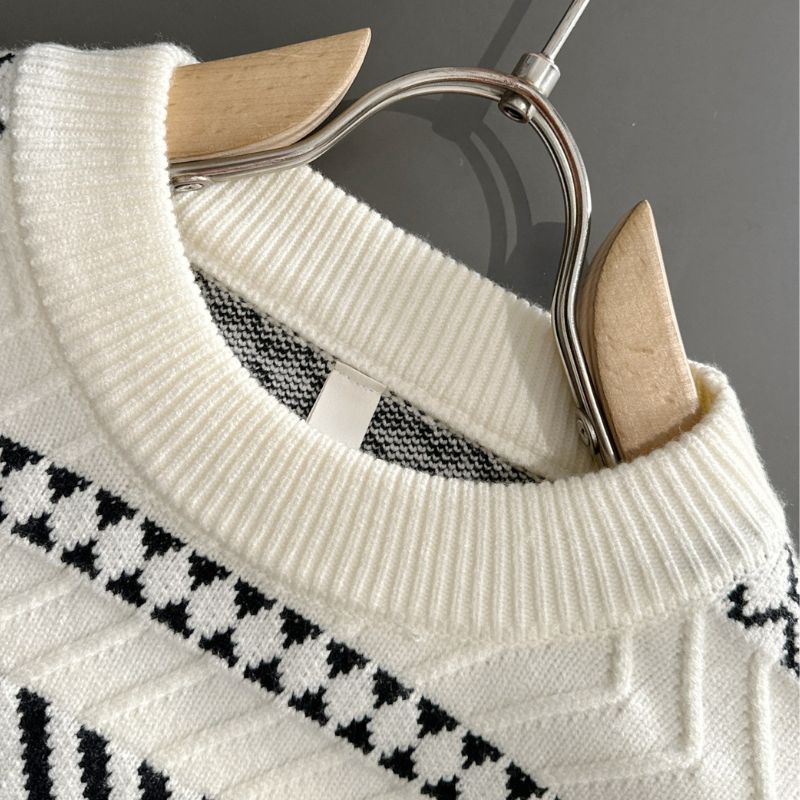 Dior Wool Blend Round-Neck Sweater