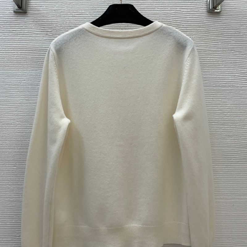 Chanel Perfume Bottle Diamond Bead Knitted Cardigan