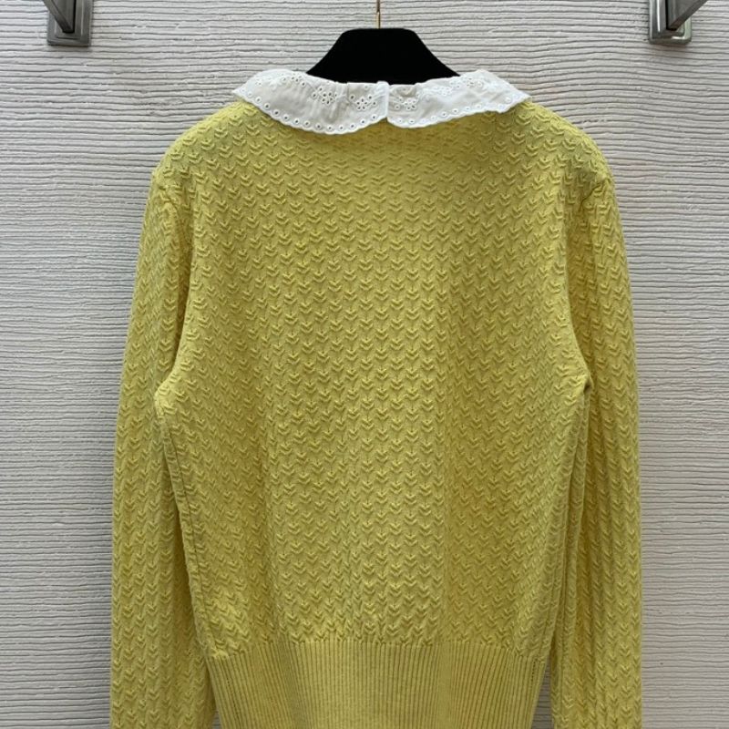 Chanel Jacquard High Collar Sweater