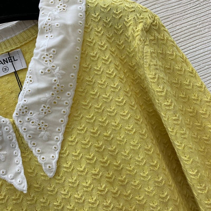 Chanel Jacquard High Collar Sweater