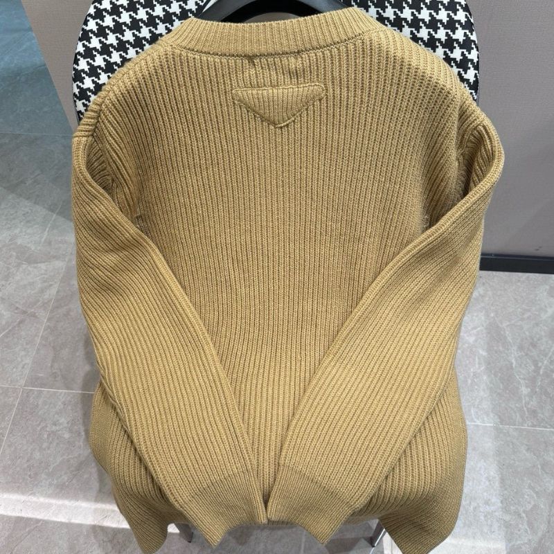 Prada 24SS Signature Wool Blend Cardigan