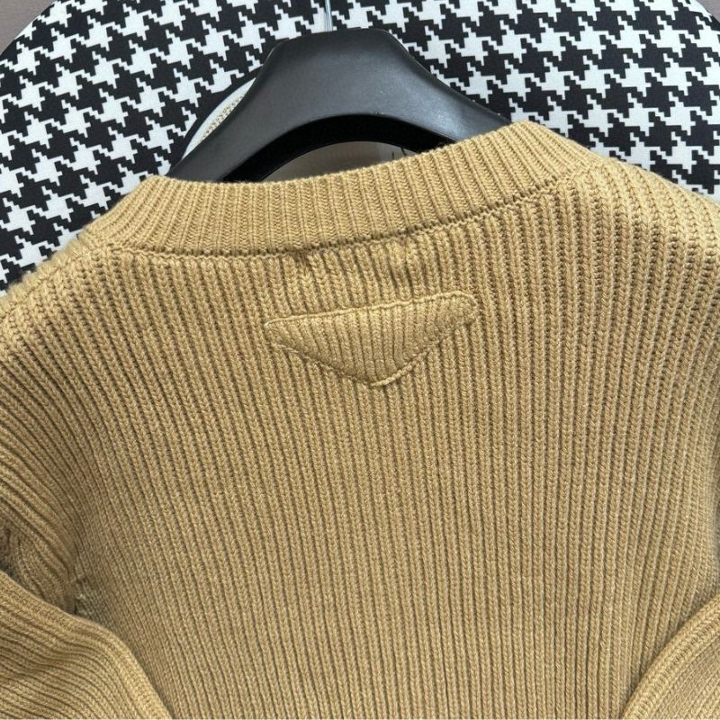 Prada 24SS Signature Wool Blend Cardigan