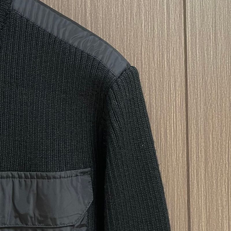 Prada SS Triangle Enamel Military Zipper Jacket