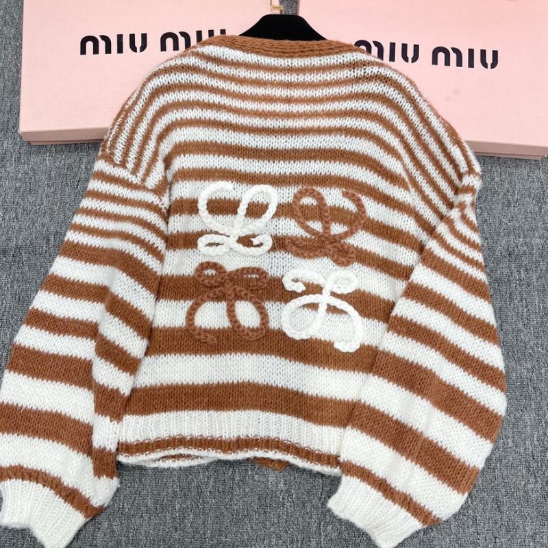 Loewe Signature Mohair Striped Cardigan