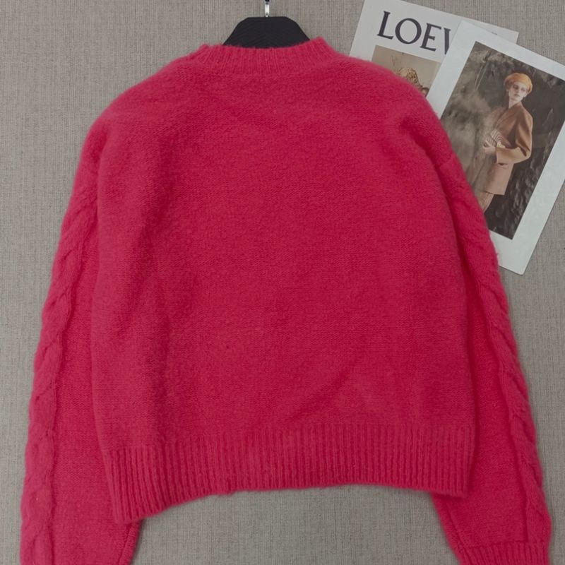 Loewe Tang Yan Mohair Logo Knit Sweater