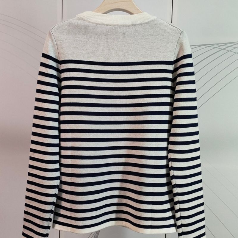 Loewe Suna Fujita Penguin Striped Sweater