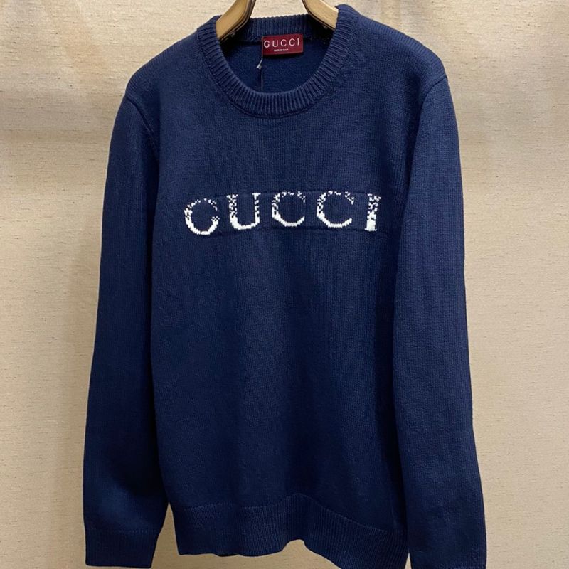 Gucci Disappearing G Intarsia Wool Sweater