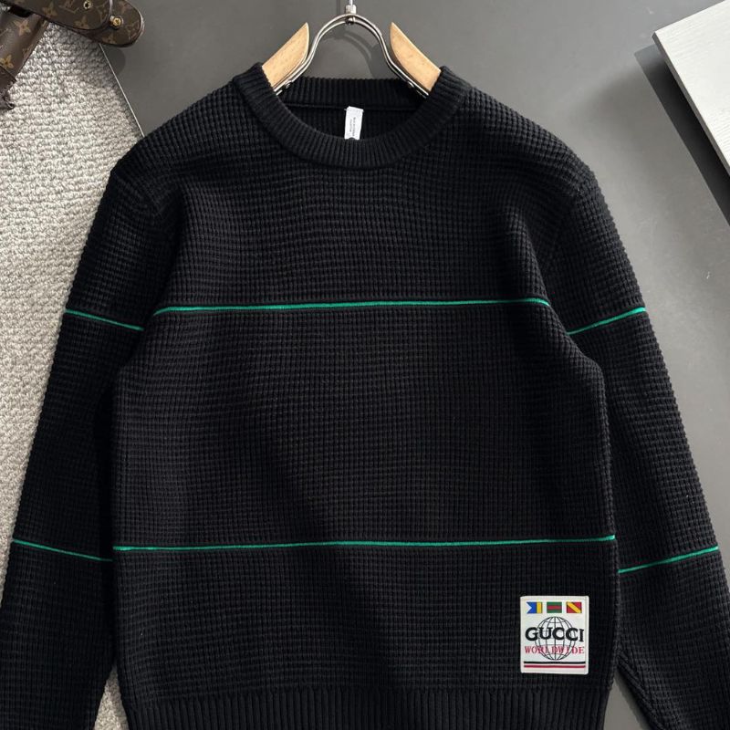 Gucci AW Logo Embroidered Wool Sweater